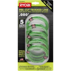 RYOBI .080 vorgeschnittene Spiralschnur (5er-Pack) draussen 6V8HV6250