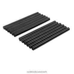 RYOBI 12 Stk. Allzweck-Klebestifte in voller Größe in Schwarz Zubehör 6V8HV6751