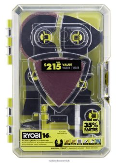 RYOBI 16 Stk. Zubehörset mit oszillierenden Multitool-Klingen Zubehör 6V8HV6730
