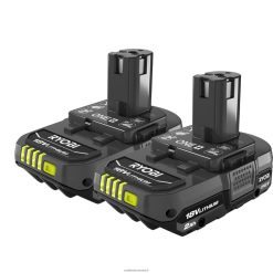 RYOBI 18-V-1+2-Ah-Lithiumbatterie (2er-Pack) Batterien und Ladegeräte 6V8HV6685