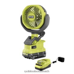 RYOBI 18-V-Lüfter-Kit mit 1 und 4 Klemmen Beleuchtung, Lebensstil und Erholung 6V8HV6501