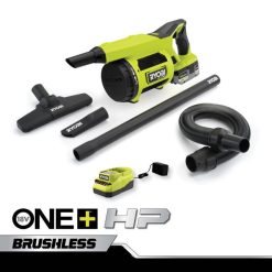 RYOBI 18 V One+ HP bürstenloser Handstaubsauger für die Baustelle Reinigung 6V8HV6556