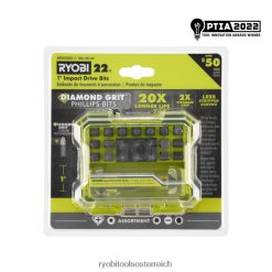 RYOBI 22 Stk. 1 Schlagbohrer mit Diamantkörnung Zubehör 6V8HV6840