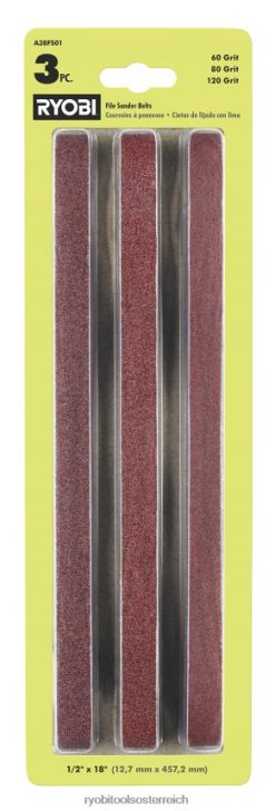 RYOBI 3 Stk. Feilenschleifbänder Zubehör 6V8HV6770