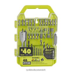 RYOBI 40 Stk. Bohr- und Schlagschrauber-Set Zubehör 6V8HV6817