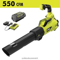 RYOBI 40 V bürstenloses Whisper-Serie 550 cfm Jet-Ventilator-Gebläse-Kit draussen 6V8HV6317