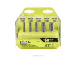 RYOBI 5-teiliges gerades Fräser-Bit-Set Zubehör 6V8HV6765