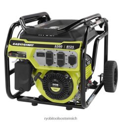 RYOBI 6500-Watt-Generator mit Co-Erkennung Werkzeuge 6V8HV6546