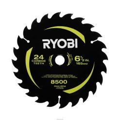 RYOBI 6-1/2 Kreissägeblatt mit 24 Hartmetallzähnen und dünner Schnittfuge Zubehör 6V8HV6726