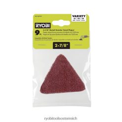RYOBI 9 Stk. 2-7/8 Detailschleifer-Schleifpapier Zubehör 6V8HV6768