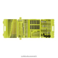 RYOBI Multimaterial-Bohr- und Antriebssatz (300-teilig) mit Koffer Zubehör 6V8HV6791